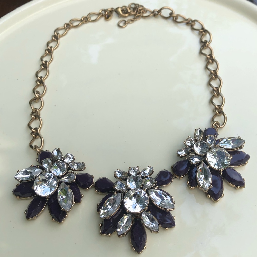 J.Crew Necklace. Excellent condition. Very classy. Dark maroon color.
